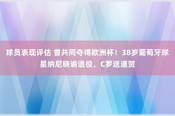 球员表现评估 曾共同夺得欧洲杯！38岁葡萄牙球星纳尼晓谕退役，C罗送道贺