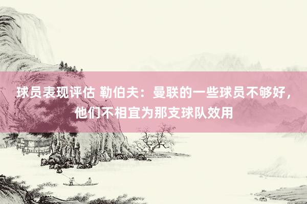 球员表现评估 勒伯夫：曼联的一些球员不够好，他们不相宜为那支球队效用